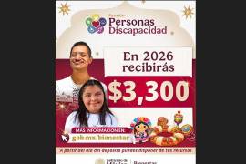 Las personas que sean aceptadas en la Pensión Bienestar, recibirán 3 mil 300 pesos de manera bimestral.
