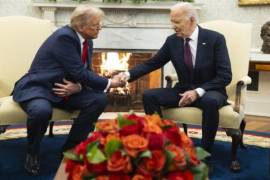 El presidente electo Donald Trump se reunió con su sucesor convertido en predecesor, el presidente Biden, en la Oficina Oval.