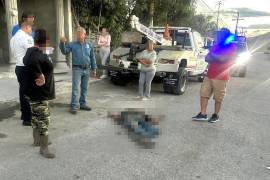 Unidad de Grúas Lozano involucrada en el hecho que derivó en la muerte del hombre de 60 años.