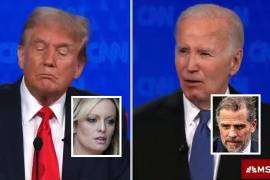 El presidente de Estados Unidos, Joe Biden, atacó a su rival, el exmandatario Donald Trump, por haber sido condenado por el caso Stormy Daniels, y este a cambio desvió el foco a Hunter Biden