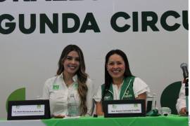 La dirigente anticipó que el plan del Verde rumbo a 2027 contempla sumar Presidencias Municipales y entidades de otras circunscripciones.