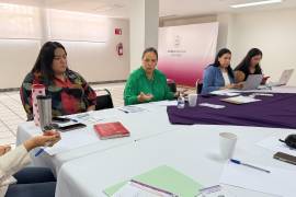 Amira Darwich García encabezó la mesa de trabajo con integrantes de la Red de Mujeres de la Laguna.
