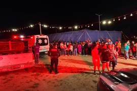 Los heridos fueron trasladados para su atención médica.