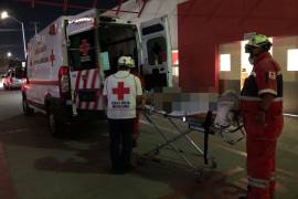Los familiares llevaron al herido por sus propios medios a la Cruz Roja, y de ahí paramédicos lo llegaron al Hospital General.