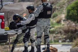 La Guardia Nacional y equipos especializados inspeccionaron el lugar.