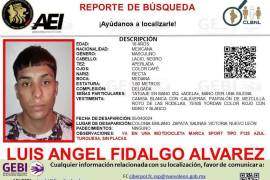 Luis Ángel Fidalgo Álvarez desapareció cuando iba a bordo de su motocicleta marca Sport sin placas de circulación FOTO: ESPECIAL