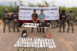Detención en San Ignacio, Sinaloa, deja explosivos, armas y cartuchos