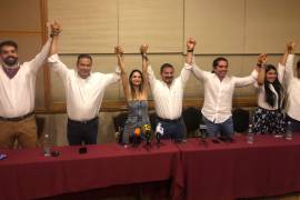 Shamir Fernández, en conferencia de prensa luego de la elección, se dijo ganador.