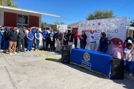 Representantes de diversas instituciones colaboraron en la Tercera Brigada de Salud Escolar organizada por Cáritas de Saltillo.