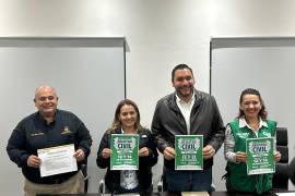 Funcionarios de Mejora Coahuila y del Gobierno Municipal detallaron los descuentos que serán aplicados a los servicios durante la brigada.