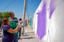 En 2026 ya se han pintado 852 viviendas en otras colonias como Valle Poniente, El Mirador y Elsa Hernández.