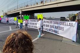 Bloquean la México-Pachuca, protestan por la liberación de presuntos homicidas
