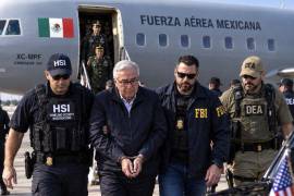 Imagen generada por IA sobre la detención de Rubén Rocha Moya a mano de fuerzas federales de EE.UU