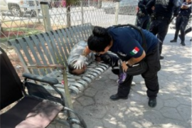 Un hombre de 62 años fue encontrado sin vida en una banca de la plaza de la colonia San Joaquín.