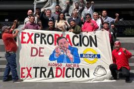 Los ex trabajadores de AHMSA, encabezados por Julián Torres, declararon que continuarán con la lucha hasta recibir sus pagos pendientes.