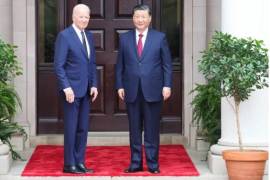 Biden hizo el comentario al salir de la conferencia de prensa, donde dio una lectura generalmente positiva de sus reuniones con Xi.