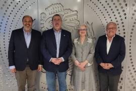 Autoridades de ambos países dialogaron sobre la irrupción de elementos de Chiapas | Foto: Especial