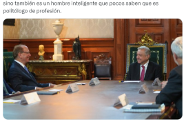 Andrés Manuel López Obrador divulgó en sus redes sociales una imagen de su encuentro con este hombre de negocios