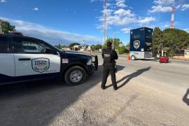 La Secretaría de Seguridad Pública instaló un módulo de auxilio y vigilancia en la comunidad de San Carlos.