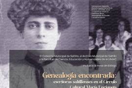 Alumnas de la UAdeC expondrán investigaciones sobre autoras saltillenses del siglo XX.