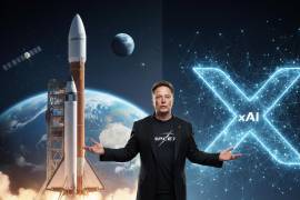 Elon Musk anunició la fusión de SpaceX y xAI.