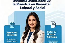 La Escuela de Ciencias de la Comunidad de la Unidad Laguna impartirá la Maestría en Bienestar Laboral y Social a partir de enero de 2027.
