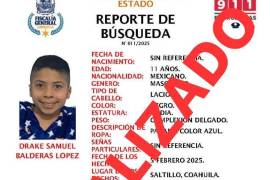 Drake Samuel fue encontrado en la casa de su abuela paterna tras un operativo de búsqueda llevado a cabo por las autoridades.