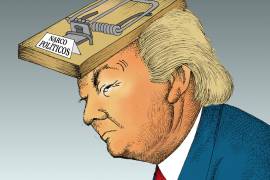 Trump, encopetado