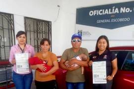 El bebé que fue robado por dos mujeres en la colonia Alianza Barrio Oaxaca no se encontraba registrado; sin embargo, ya se cumplió con este trámite