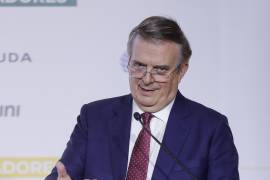 El secretario de Economía de México, Marcelo Ebrard, en el IX Congreso Iberoamericano CEAPI en Ciudad de México. Ebrard alentó a los países iberoamericanos a llegar “a tiempo” a la nueva economía de datos e IA.
