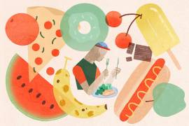 Llena la mitad o más de tu plato con vegetales bajos en carbohidratos.