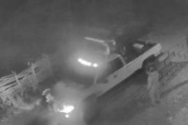 Vehículo ingresó de manera no autorizada al Rancho El Fortín durante la noche, recorriendo la propiedad por varias horas.