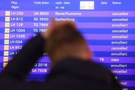 Lufthansa cancela 1,706 por la huelga