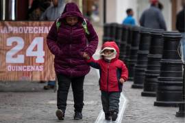 Protección Civil de Coahuila recomienda abrigar a niños y adultos mayores, para evitar enfermedades respiratorias.