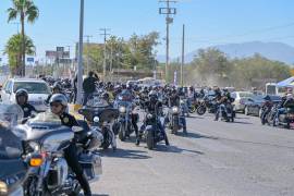 Motociclistas de varios estados se congregan desde temprano en Monclova.