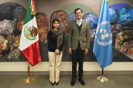 Raúl Velasco Álvarez se reunió con Malala Yousafzai en Nueva York durante la Asamblea General de la ONU.