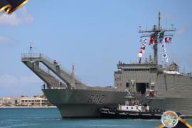 Las maniobras se realizan con los buques ARM “Benito Juárez” (POLA-101) y ARM “Usumacinta” (A-412).