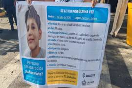 Facundo Vidal Sánchez Sánchez fue reportado como desaparecidos en Zapopan en julio.