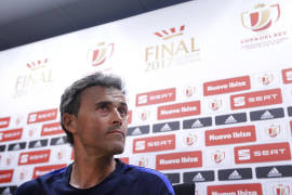 Luis Enrique confía despedir del Barcelona con victoria en Copa del Rey