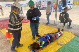 Durante el simulacro se mostraron técnicas específicas que ayudaron a los participantes a reforzar sus conocimientos en esta materia.