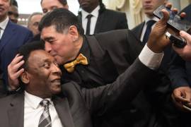 Pelé y Maradona tenían una buena relación.