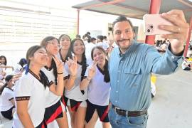 El alcalde Carlos Villarreal Pérez puso en marcha el Programa de Proximidad en las Escuelas en la Secundaria No. 1 “Juan Gil González”.