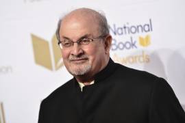 Salman Rushdie durante el Premio Nacional del Libro, el 15 de noviembre de 2017 en Nueva York.