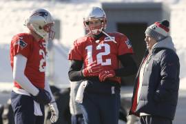 Alerta en los Patriots: Brady no practicó por lesión