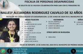 La mujer se encuentra desaparecida desde el pasado 12 de junio.