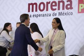 El dirigente estatal del PVEM en el estado informó en conferencia de prensa que no participará en el proceso interno de Morena para definir la candidatura.