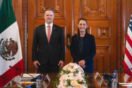 “Avanzamos en la revisión del T-MEC y acuerdos bilaterales en beneficio de ambos pueblos”, informó la presidenta en X.