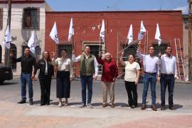 La rehabilitación de fachadas en el Centro Histórico de Saltillo inició en la plaza San Francisco, con la restauración de edificios icónicos y la mejora del entorno urbano.