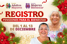 Desde el 1 de diciembre, la Secretaría del Bienestar, encabezada por Ariadna Montiel, informó que se abrió un último periodo de registro en 2025 para la Pensión del Bienestar.