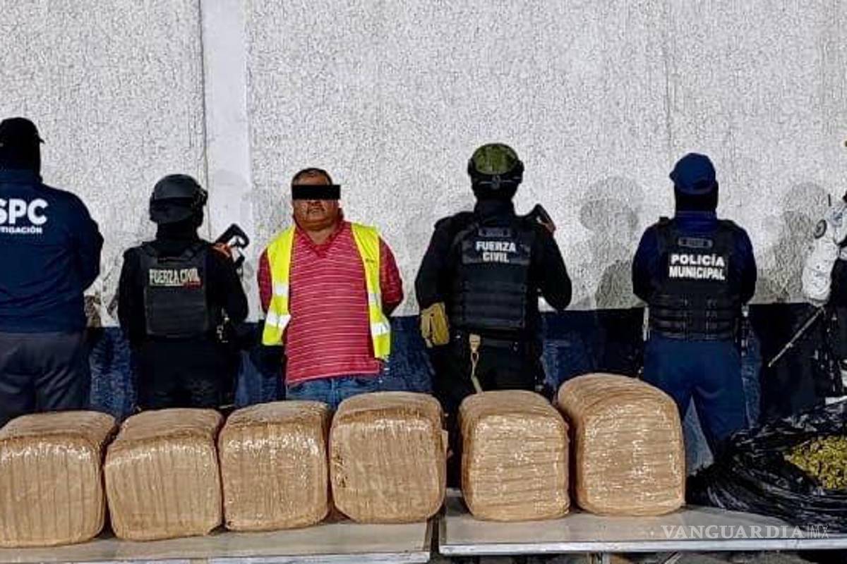 Cae en posesión de 130 kilos de marihuana en El Carmen, Nuevo León